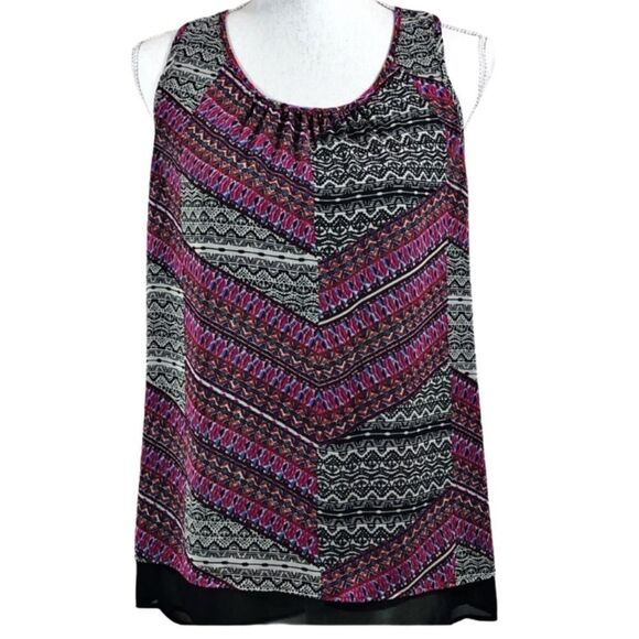 DANIEL RAINN - SLEEVELESS - BRIGHT - BLOUSE-B10 - Picture 1 of 9